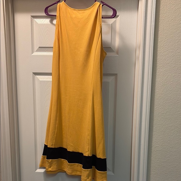 New York & Company Yellow  Midi Dress - Picture 3 of 3